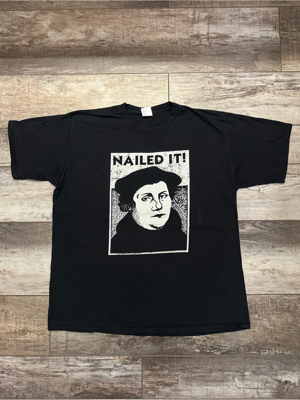 Port and Company Black 'Nailed It!' Graphic Tee